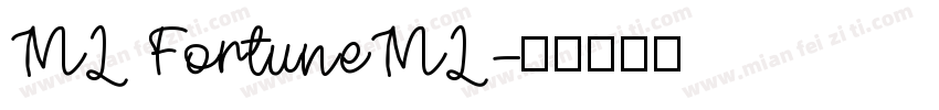ML FortuneML字体转换